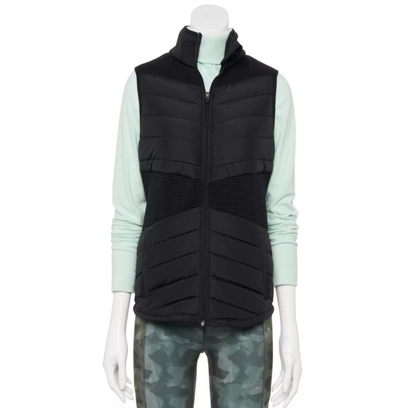 Fila Sport Women's Quilted Sleeveless Full Zip Vest - Picture 1 of 7